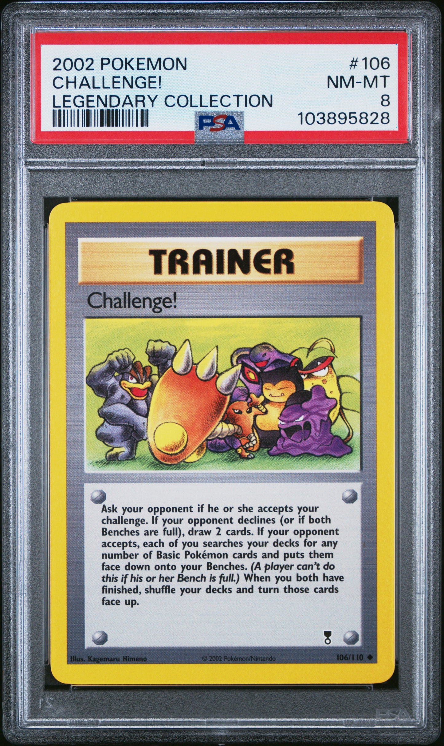 CHALLENGE! 106/110 Common POKEMON LEGENDARY COLLECTION LEGENDARY COLLECTION PSA8 NM-MT 8 PSA population 15 <a href=https://www.psacard.com/cert/103895828/psa>https://www.psacard.com/cert/103895828/psa</a>