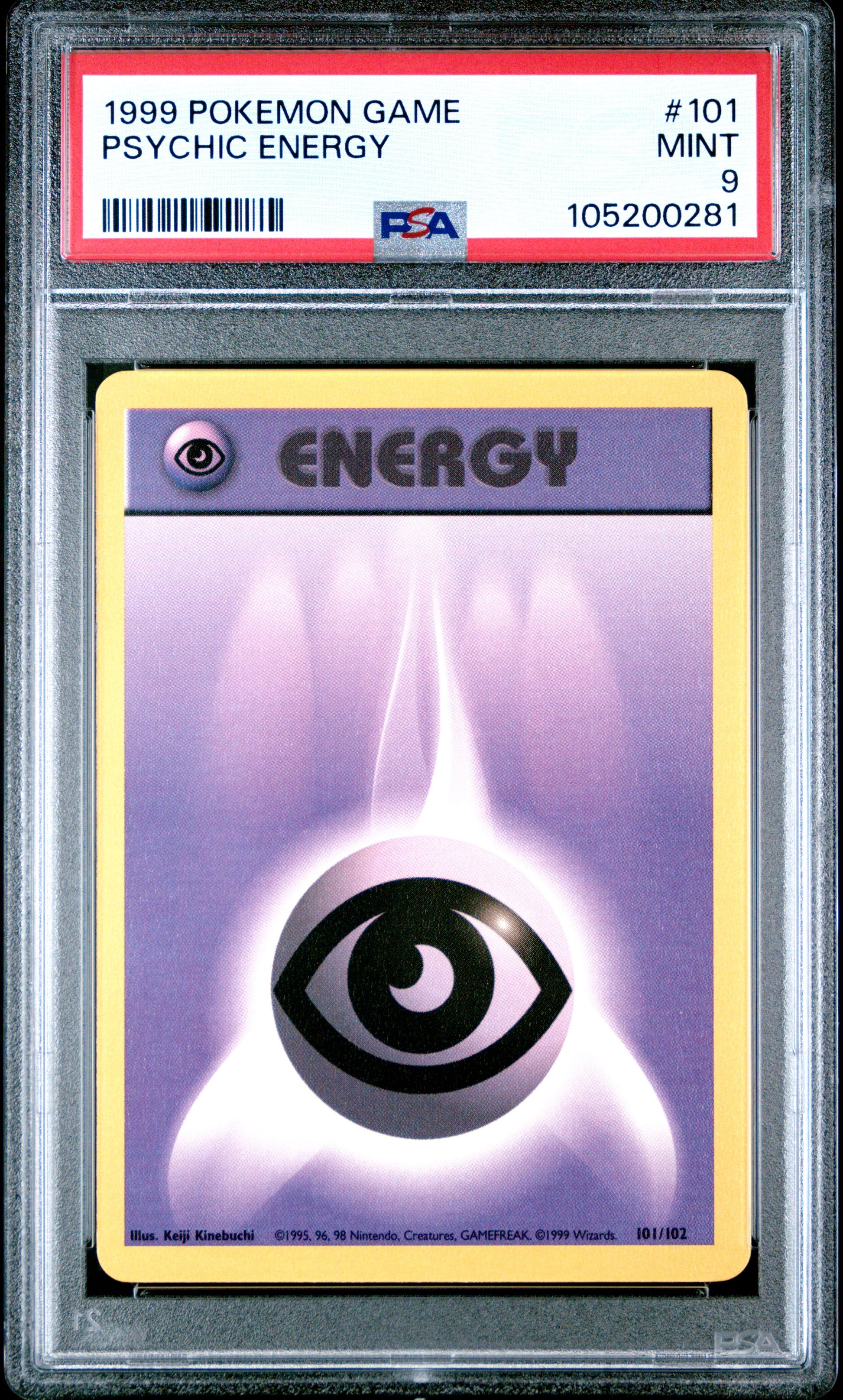 PSYCHIC ENERGY 101/102 Unlimited POKEMON GAME PSA9 MINT 9 PSA population 513 <a href=https://www.psacard.com/cert/105200281/psa>https://www.psacard.com/cert/105200281/psa</a>