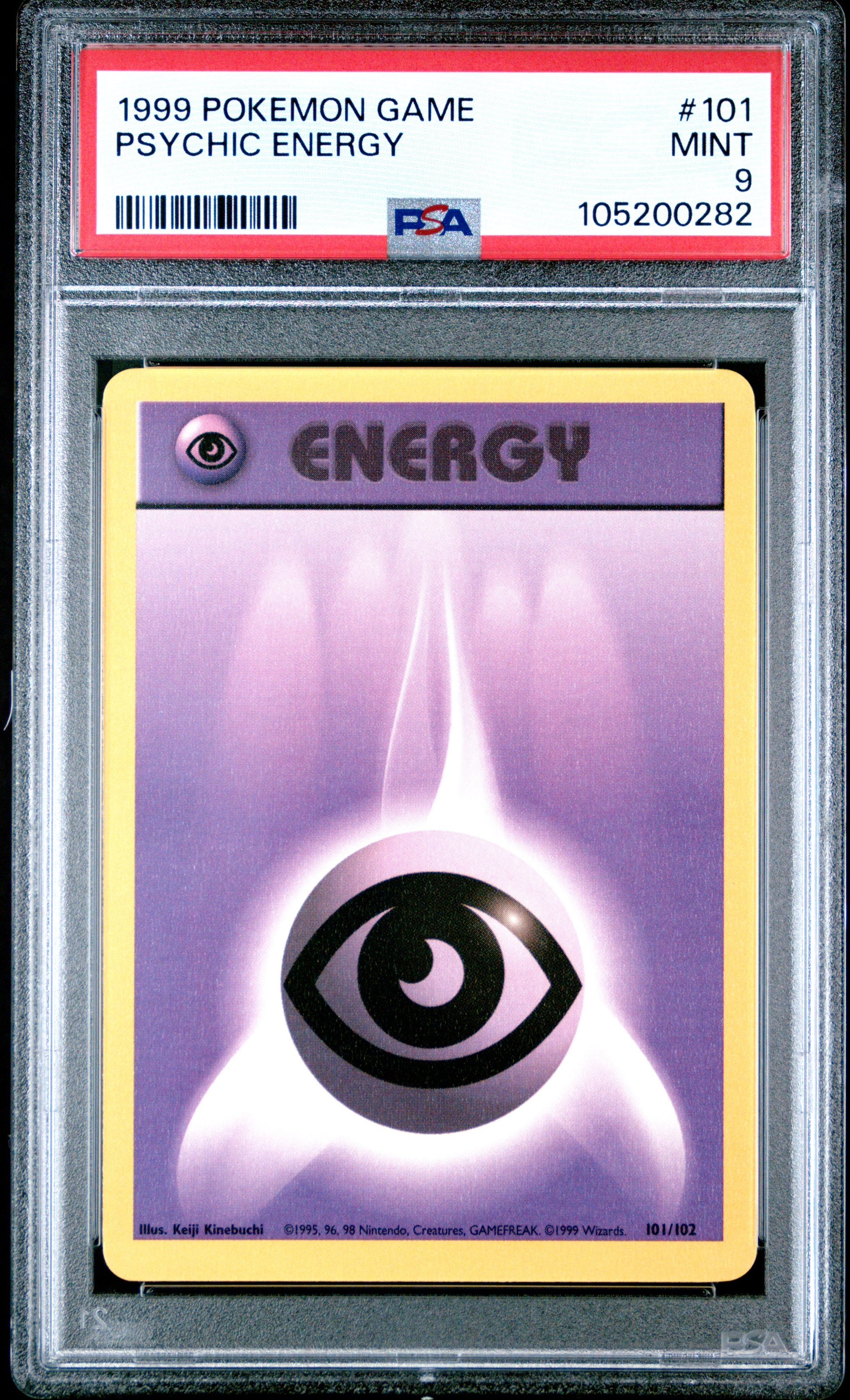 PSYCHIC ENERGY 101/102 Unlimited POKEMON GAME PSA9 MINT 9 PSA population 513 <a href=https://www.psacard.com/cert/105200282/psa>https://www.psacard.com/cert/105200282/psa</a>